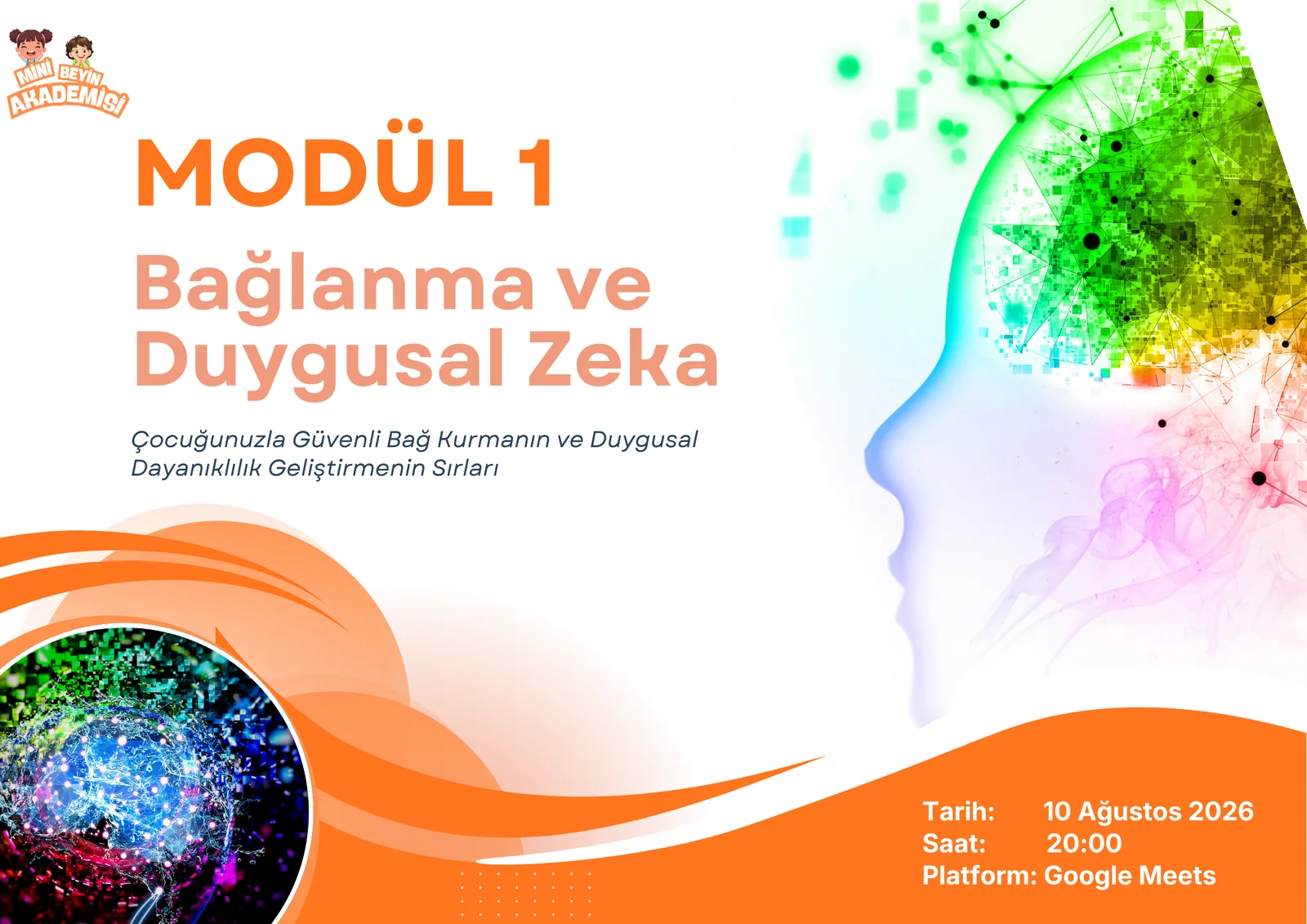 Modül 1: Bağlanma ve Duygusal Zeka Eğitimi eğitim kapak görseli