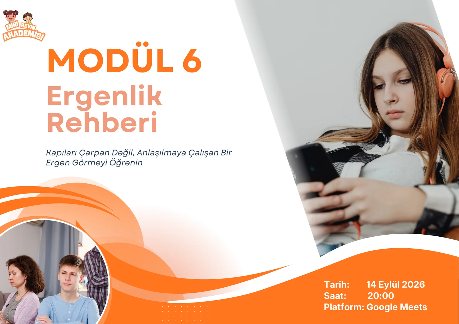 Modül 6: Ergenlik Rehberi Eğitimi eğitim kapak görseli